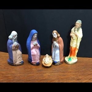 Vintage Nativity Figures Germany